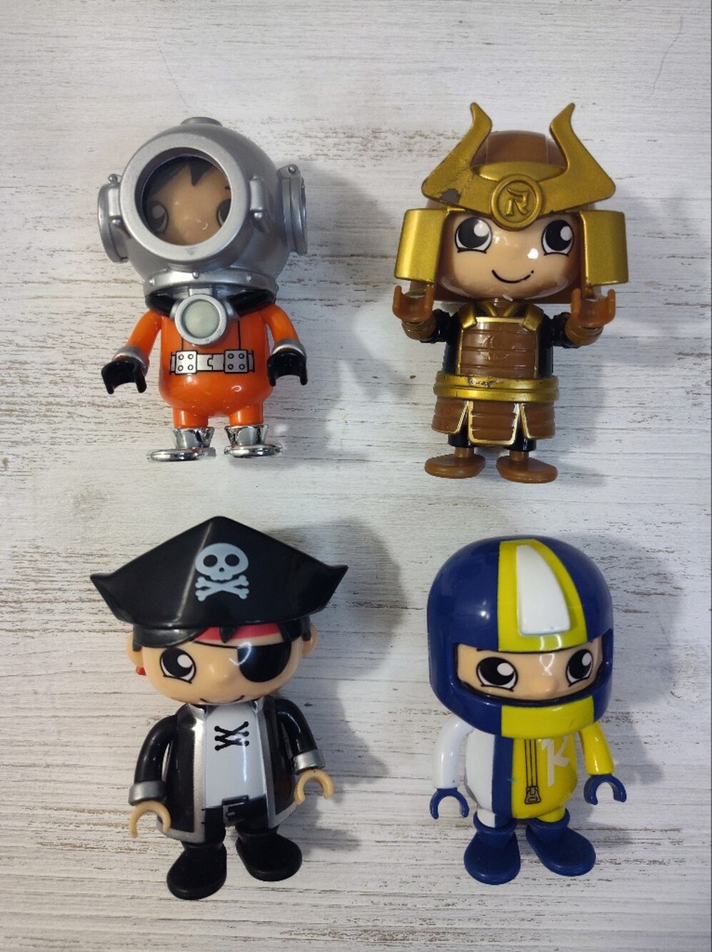 Ryan's World 3” Figures Toys Lot of 4